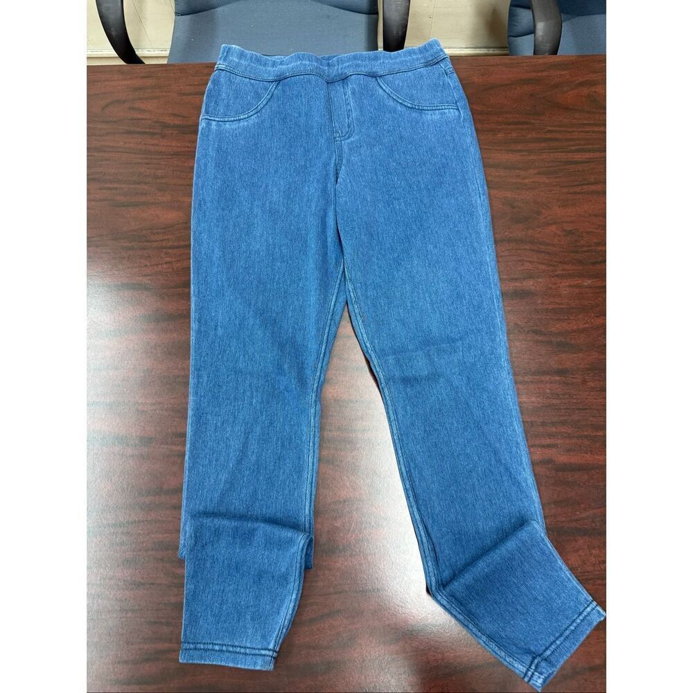 Pull-On Denim Jeans Size Medium